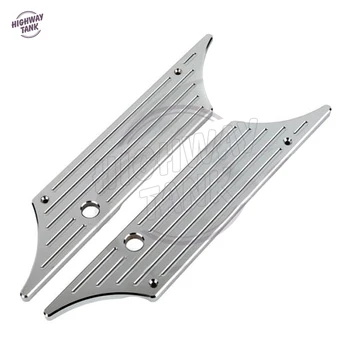 

Chrome Billet Motorcycle Saddlebag Latch Side Cover case for All Harley Touring Hard Bags 1993-2013