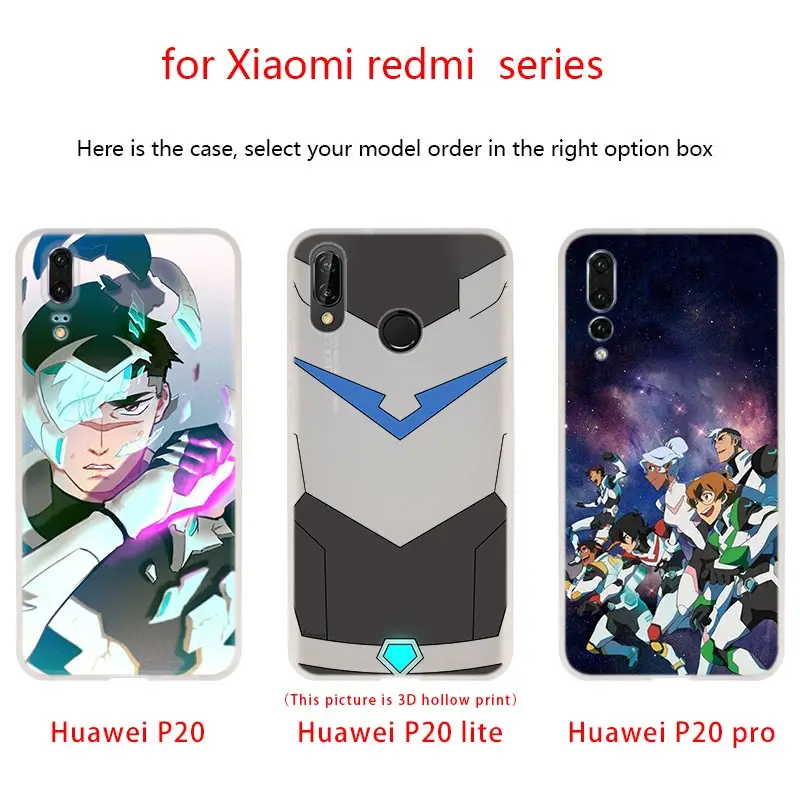 Легендарный защитный чехол Voltron из ТПУ чехлы для телефонов Huawei P40 P30 P20 Pro P10 P9 Lite