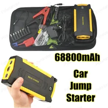 Mini portable car jump starter multi function diesel power bank bateria battery 12V 69800mAh peak car