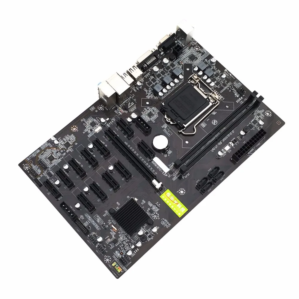 

Mining Board B250 Mining Motherboard Video Card Interface Supports GTX1050TI 1060TI Designed For Crypto Mining