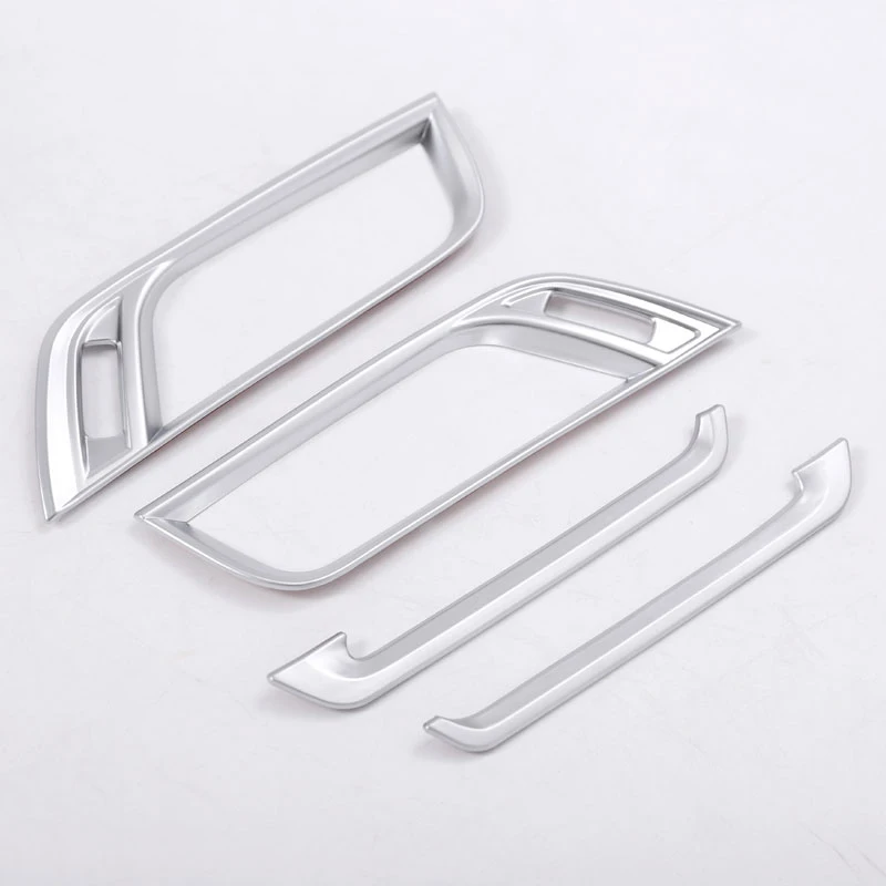 

For BMW X1 f48 2016-2018 Accessories ABS Matte Chrome Side Air-Conditioning Vent Cover Trim For BMW X2 F47 2018 4pcs