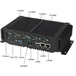 24-битный LVDS Встраеваемый промышленный ПК (LBOX-2550)