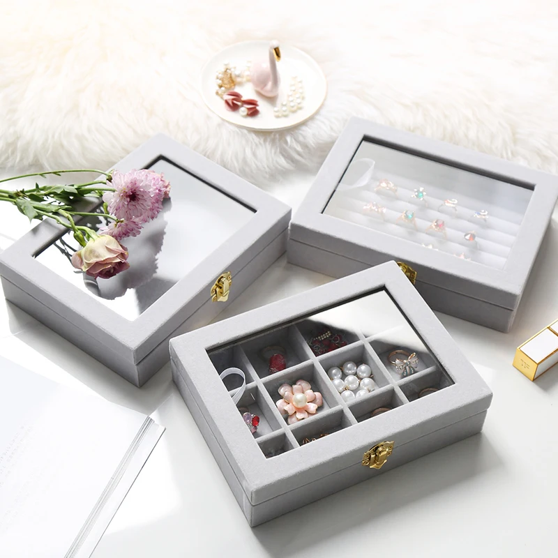 N& Z коробка для упаковки ювелирных изделий, шкатулка для изысканного макияжа, чехол для косметики, органайзер для красоты, контейнер, брендовая коробка для демонстрации ювелирных изделий