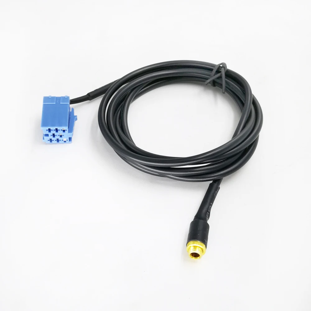 Aux IN кабель Biurlink аудиоадаптер гнездовой разъем 3 5 мм MINI iso8pin для Volkswagen AUDI Bla punkt