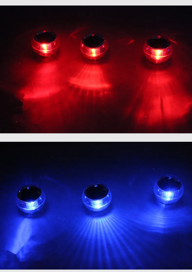 Bola de Luz Solar para Piscina Solares à Prova Mudando de Cor Lâmpada para Casa e Jardim Festa à Noite Flutuante Lagoa Água Levou Globo Piscina d' 23 Cheap Lâmpadas solares