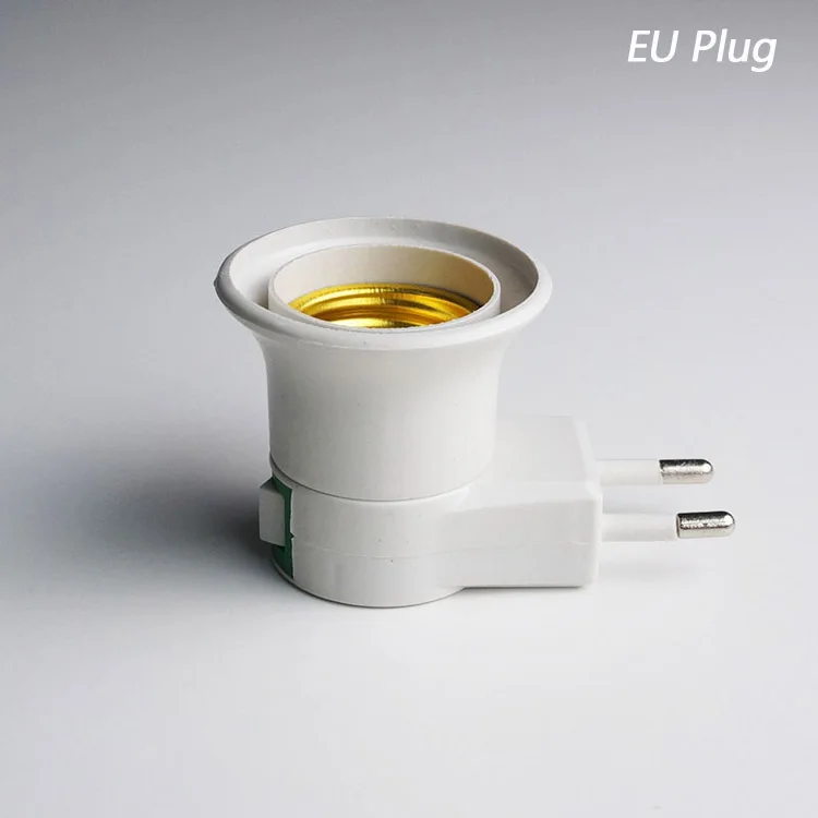 Plug in E27 LED light bulb Base  (2)