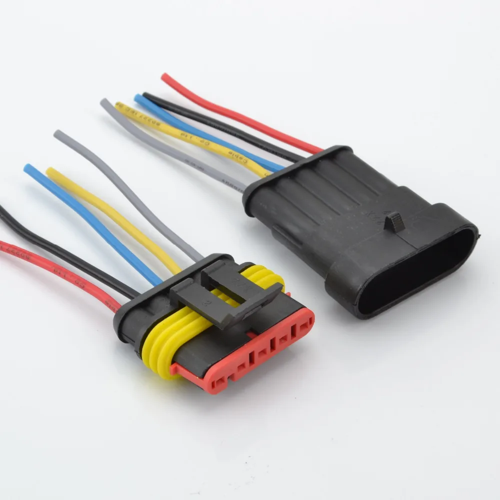 Автомобильный водонепроницаемый штекер 5P|wiring harness|harness wirecable wire harness |