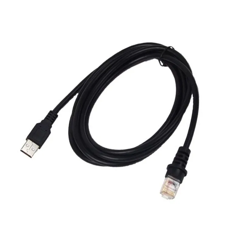 Прямой кабель 2 шт./лот м USB к RJ45 для сканера штрих кодов Honeywell MS7120 MS9540 MS9520 MS5145|usb to|usb