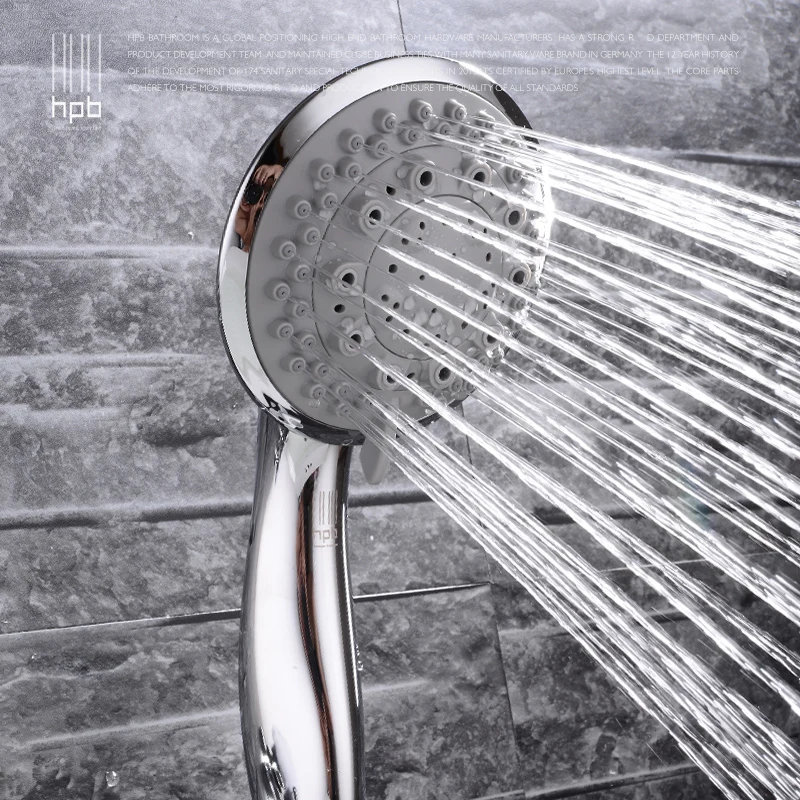 Full - copper thermostat mixed valve faucet hot water and cold shower set