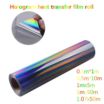 

Hologram colorful film roll best decoration film roll printable for eco solvent printer