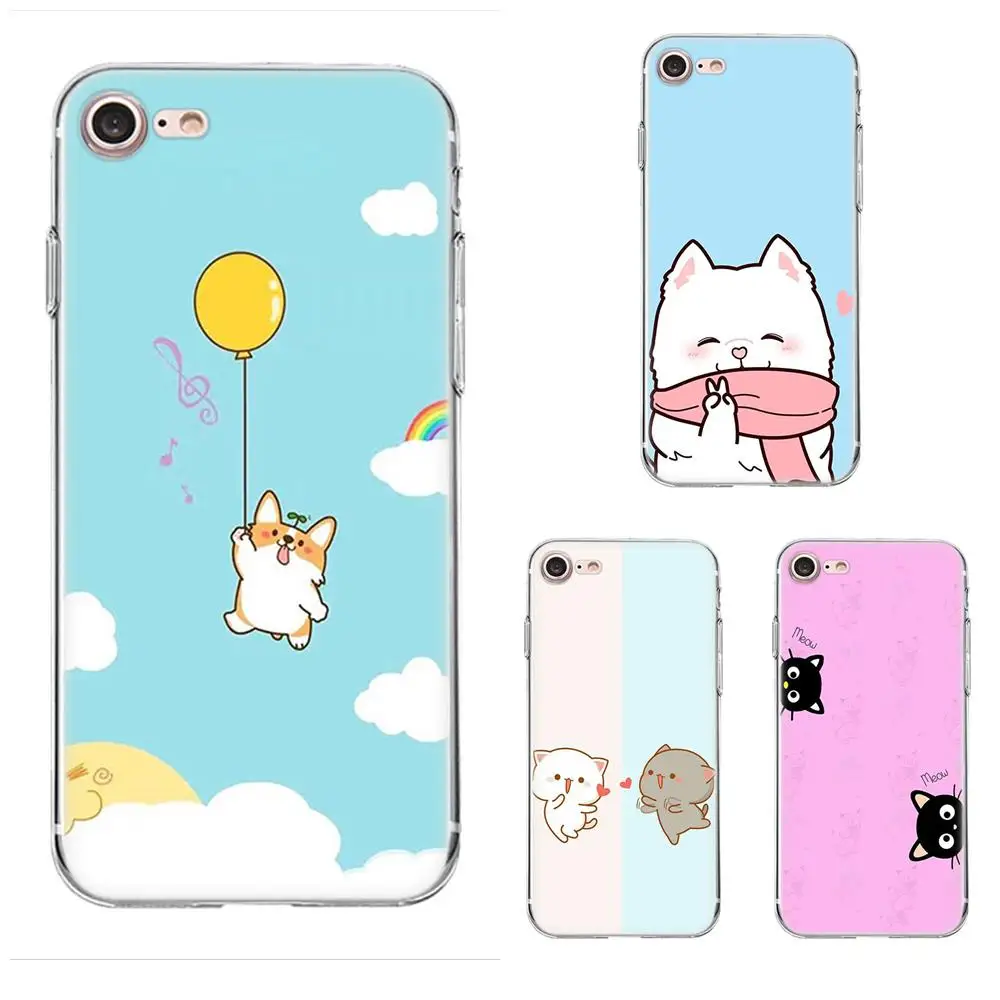 Koop Tpwxnx TPU Case Mobiele Leuke Kat Corgi hond Voor Xiaomi Redmi 5 4A 3 3 S Pro Mi4 Mi4i Mi5 Mi5S Mi Max Mix 2 Note 3 4 Plus