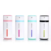 Портативный M1 Автомобильный увлажнитель воздуха 240 мл USB светодиодный свет мини распылитель чайник Арома диффузор