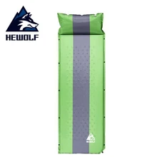 Hewolf открытый надувной матрас кемпинг кровать складная надувная Подушка спальный коврик палатка туристический коврик Самонадувающийся кемпинг матрас