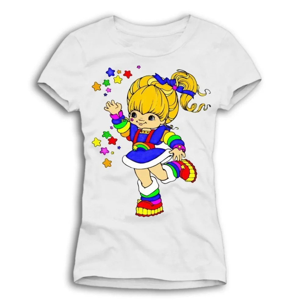 REGINA REGENBOGEN "Rainbow Brite" Vintage T Shirt / Top Gr. S/M/L in T