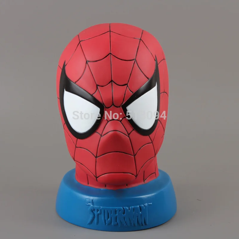 

Marvel Spiderman Spider-man PVC Action Figure Collectible Model Toy Piggy Bank 24CM Free Shipping HRFG225