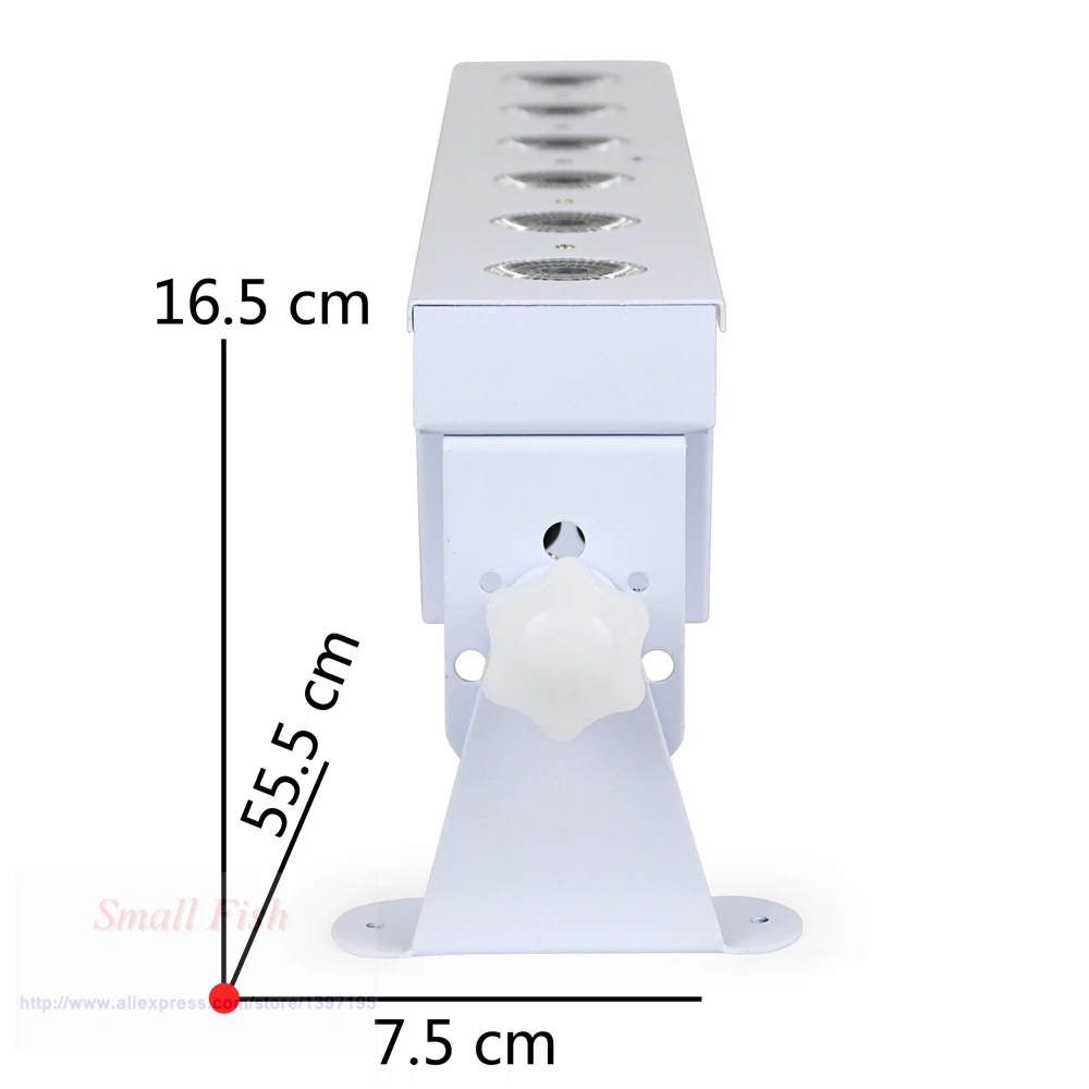 6 шт./лот 6x18 Вт RGBAW УФ 6IN1 Батарея питание Беспроводной DMX512 светодиодный шайбы стены свет для Светодиодный Вечерние диско-бар Dj этап ночник