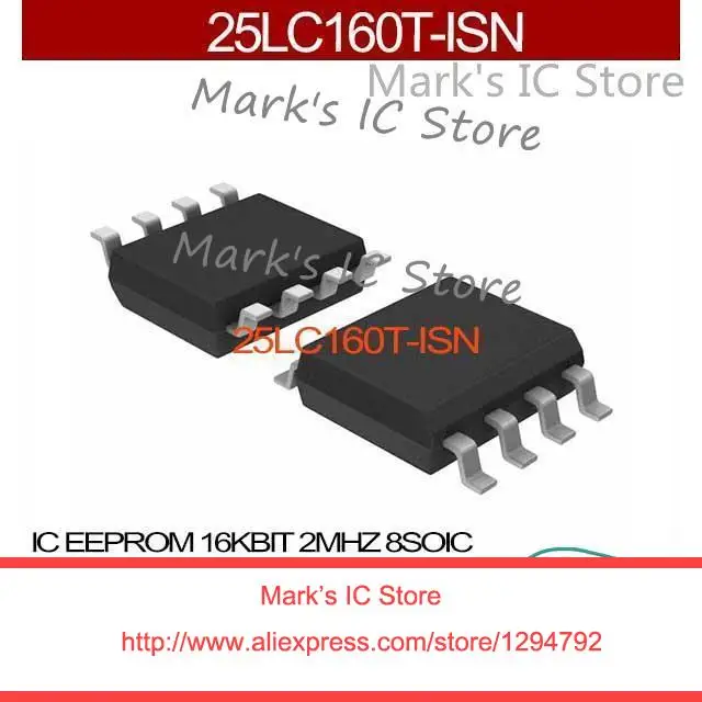 25LC160T ISN IC EEPROM 16KBIT 2MHZ 8SOIC 25LC160T 25LC1 25LC160T 25LC16 ...