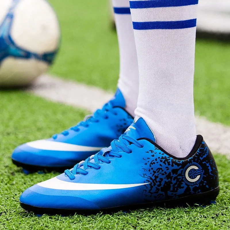 Новое поступление футбольные бутсы Zapatillas Hombre Chuteiras Voetbal Calcio Zapatos De Futbol спортивная