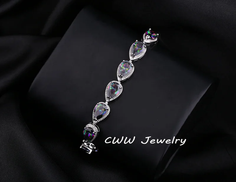 Женский браслет из драгоценных камней в форме груши|bracelets for|gemstone braceletbracelets for girls |