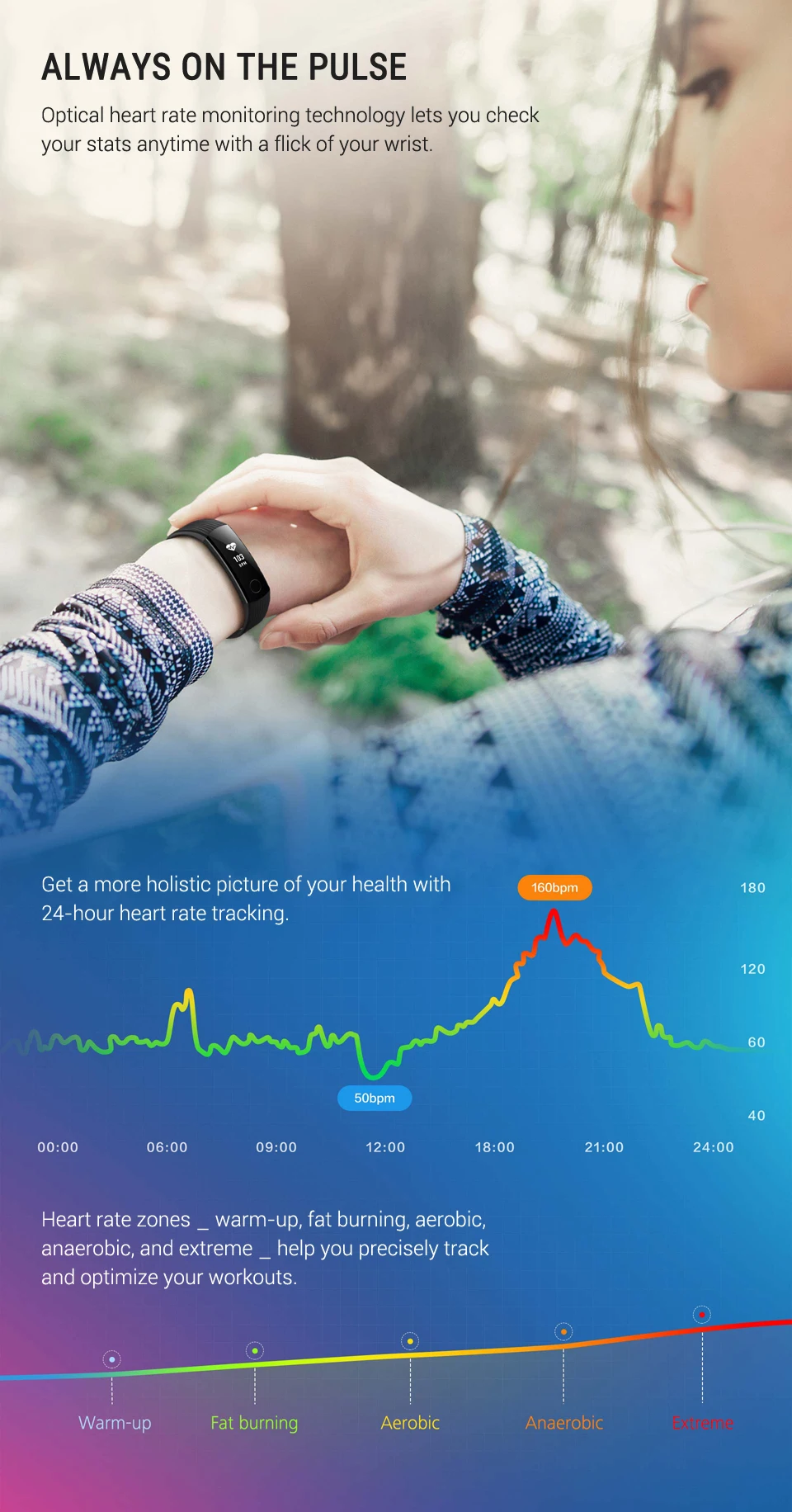 Huawei Honor Band 3 браслет 3 умный монитор сердечного ритма для сна фитнес-трекер 50 м Водонепроницаемый Bluetooth OLED Смарт-браслет