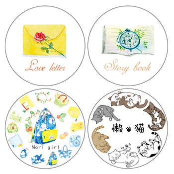 

2016 New High Quality Cat \Envelope \Bag \Note Japanese Washi Decorative Adhesive Tape DIY Masking Paper Tape Label Sticker Gift