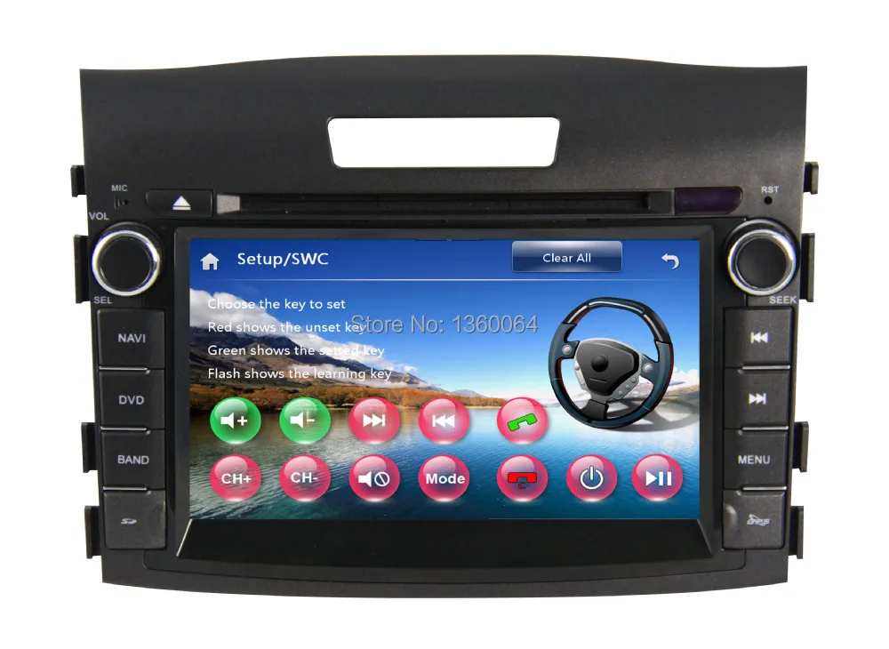Flash Deal 7 Inch 2 Din Car DVD GPS For Honda CRV 2012 2013 Car Radio Stereo Bluetooth car audio player+gift camera+map+mic 7