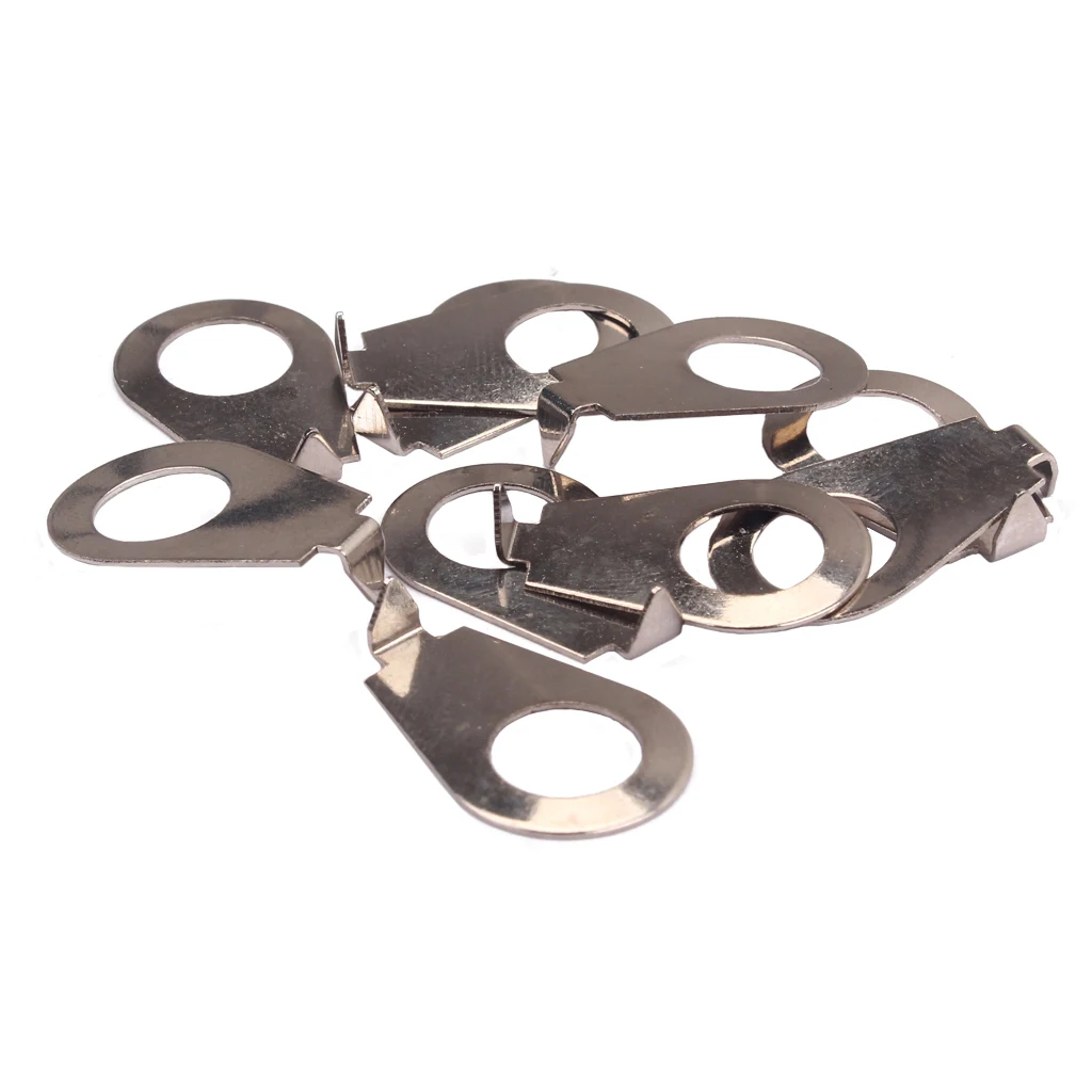 10PCS Mental Guitar Knobs Pointer Plate Knob Position Indicator for Guitar Bass Accessories