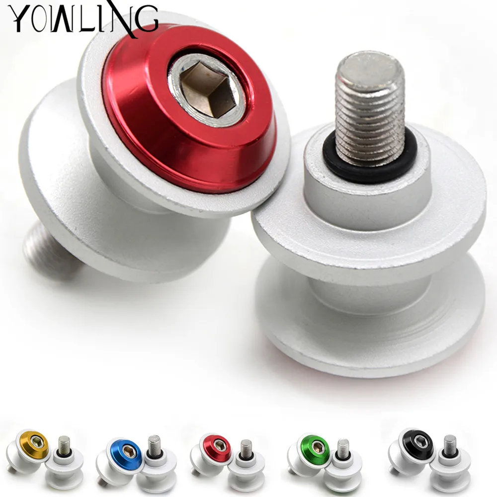 

6MM Motorcycle accessories Motorcycle CNC Swingarm Sliders Spools for yamaha MT09 MT-09 FZ09 FZ 09 mt 07 YZF R1 R3 R6 R25 FZ1