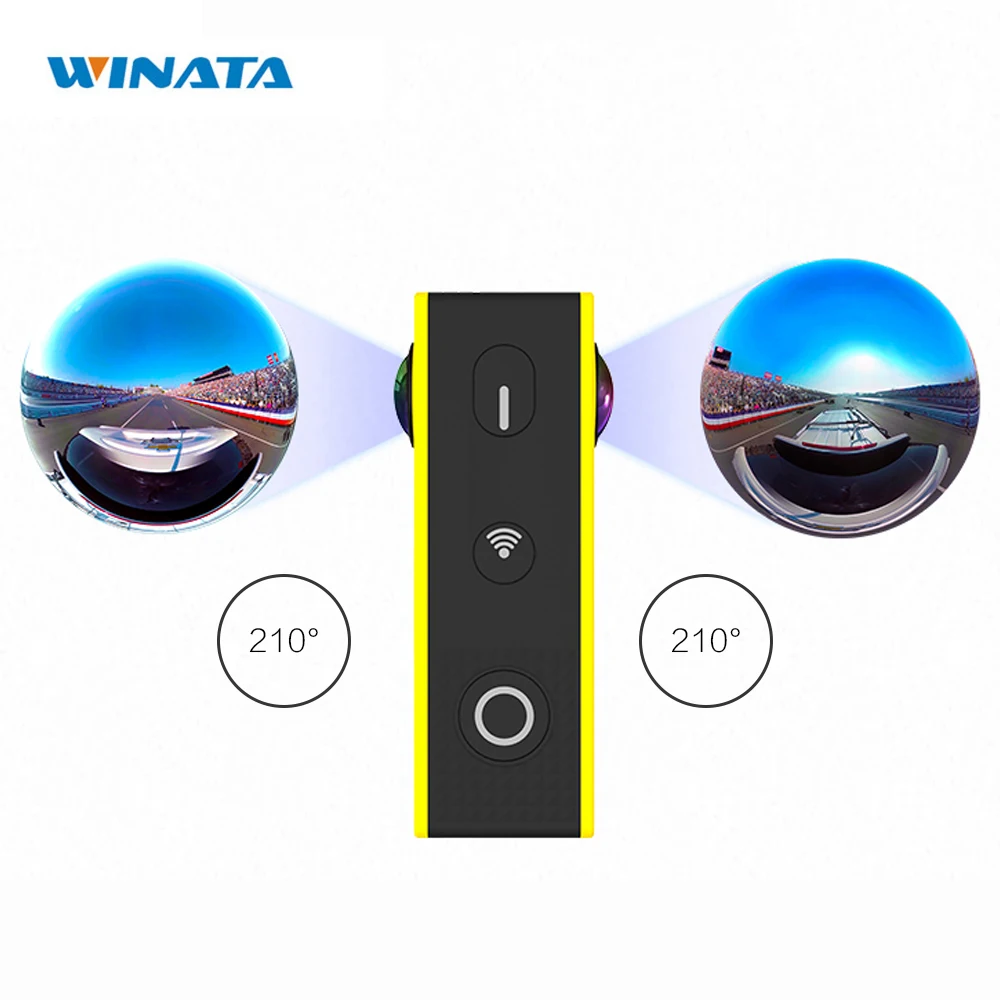

New Arrival Eyesir Mini 360 Camera 2k Resolution  Panoramic Video Camera 1920*960@30fps  Sport and Action Driving VR Camera