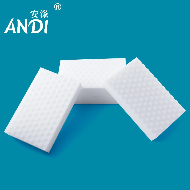 

ANDI 10pcs/lot High Quality Double Compressed nano sponge Magic Sponge Eraser Melamine Cleaner for Kitchen Cleaning 10x6x2cm