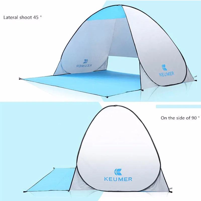 Автоматический пляжный тент с защитой от ультрафиолетового излучения, всплывающий тент, тент от солнца(быстрая, Россия, Израиль), KEUMER, туристические палатки для кемпинга