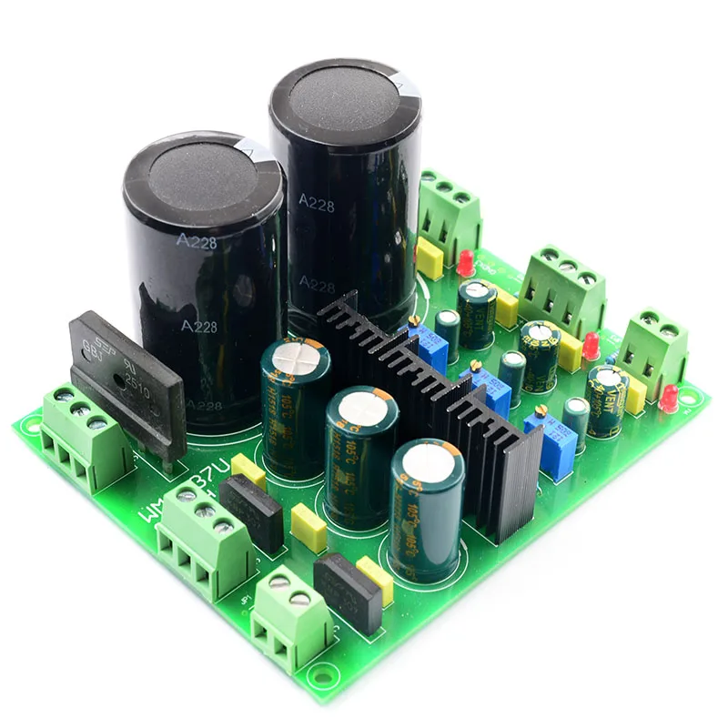 CIRMECH выпрямитель фильтр мощность доска LM317 LM337 многоканальный Регулируемый Выпрямитель регулятор фильтр мощность модуль для усилителей