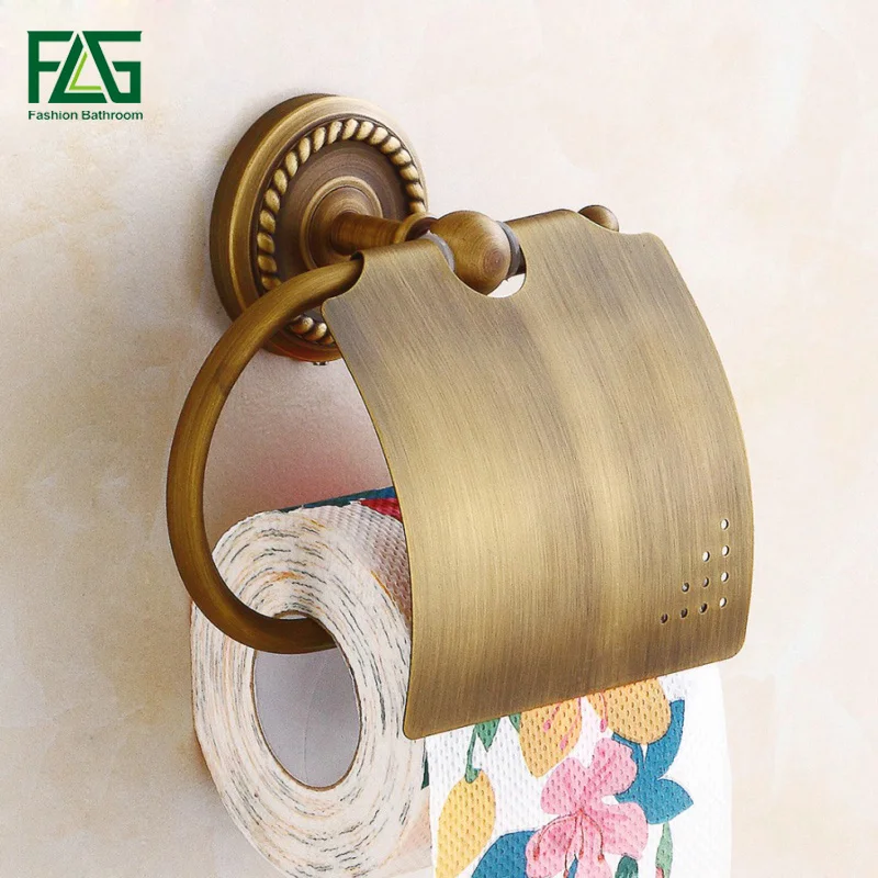 FLG Antique Bronze Finishing Paper Holder Roll Holder Tissue Holder