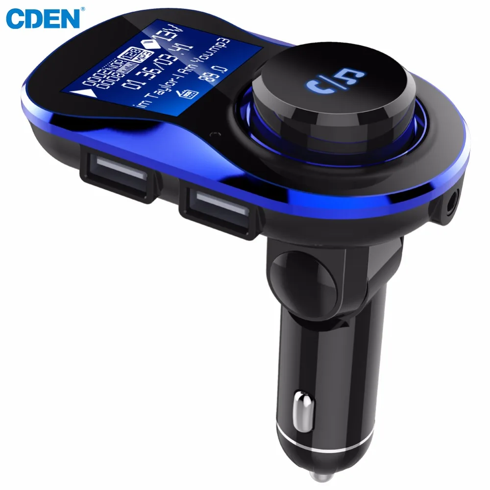 

Wireless Bluetooth FM Transmitter FM Modulator MP3 Player Car Kit With USB Car Charger Support TF Card U Disk Handsfree Calling