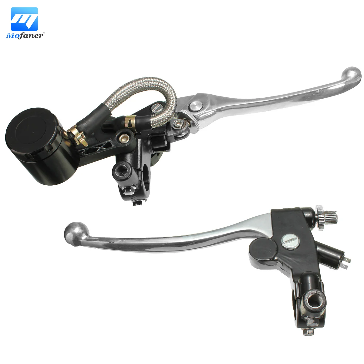 1 Pair Universal Motorcycle 7 8 inch 22mm Handlebar Brake Master Cylinder Clutch Lever