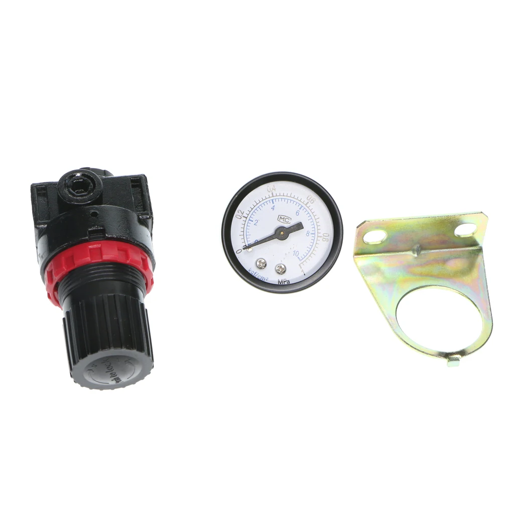 2 Pcs Air Pressure Regulator Oil Water Separator Trap Filter Compressor for Air Compressor Oil/Water Separator Filter AR2000