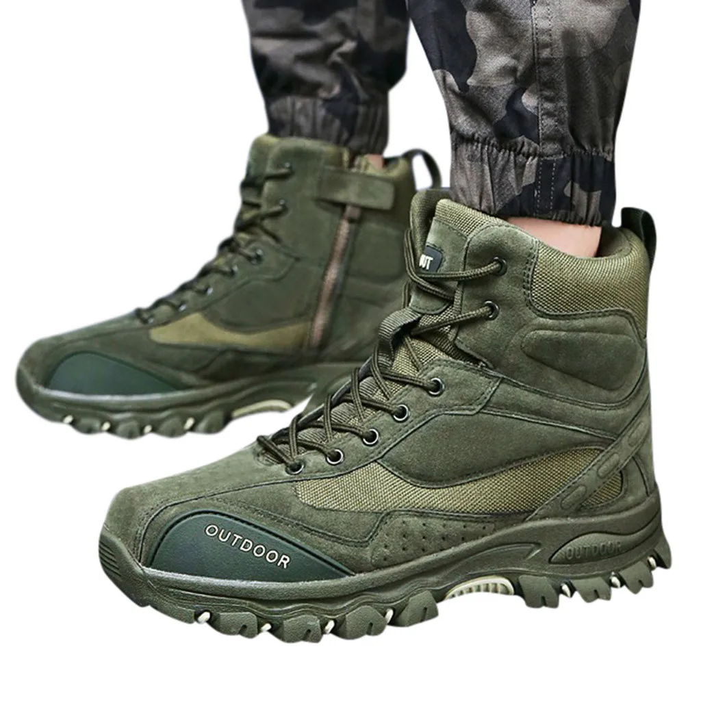 Мужские пустынные военные тактические сапоги мужские уличные водонепроницаемые походы обувь кроссовки wo мужские нескользящие спортивные армейские ботинки# YL5