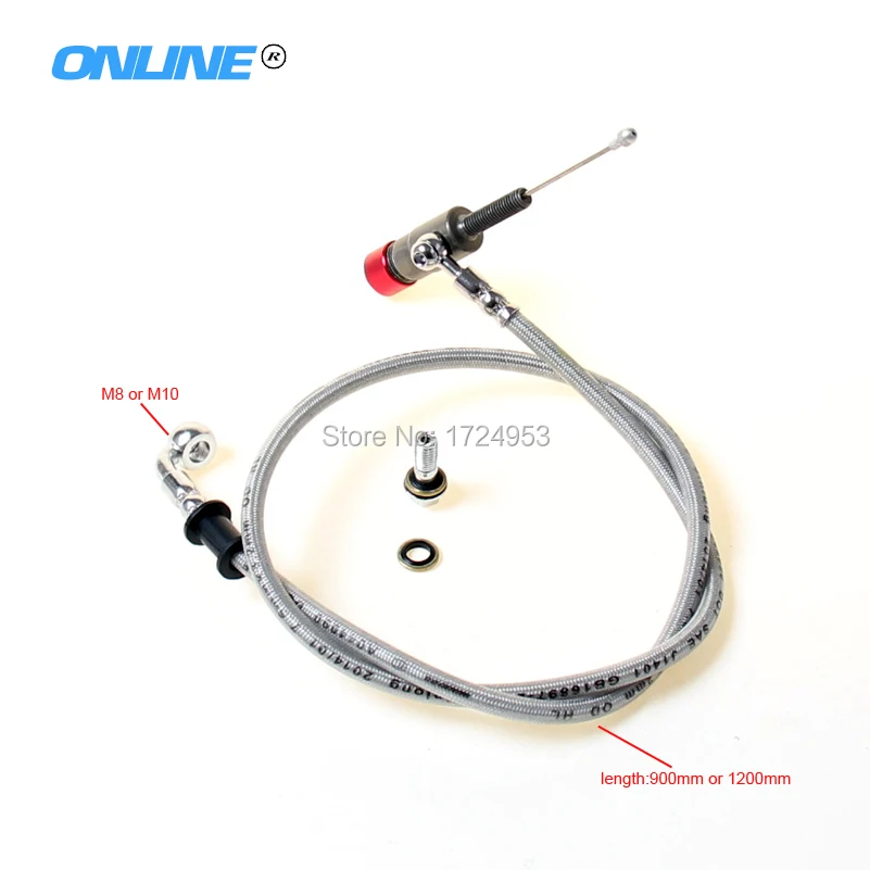 

Hydraulic Clutch oil hose M8 or M10 / 900mm or 1200mm with master cylinder pump refitting for motorcycle dirt bike pit bike use