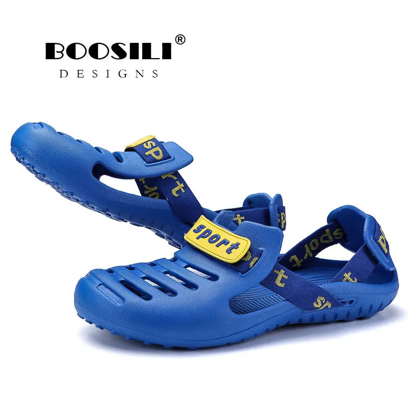 2019 Sale Real Brand Fashion Sandals Eva Clogs Swimming Shoes Men Croc Band Summer Water Black White Air Beach Garden Mens Shoe