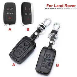 Кожа 5 кнопки ключа автомобиля чехол для Land Rover Range Rover Sport 10-13 Evoque freelander 2 Discovery пульт брелок