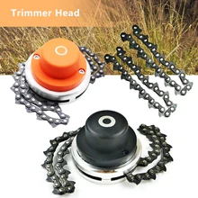 Универсальный триммер 65Mn головка газонокосилка катушки цепи кусторез садовый электротриммер головка модернизированная с уплотненной цепочкой 3