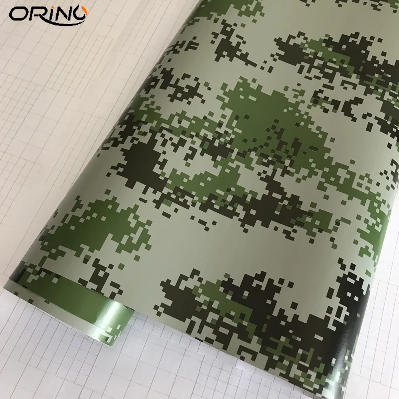 Army Green Digital Camouflage Vinyl Film Sticker-2