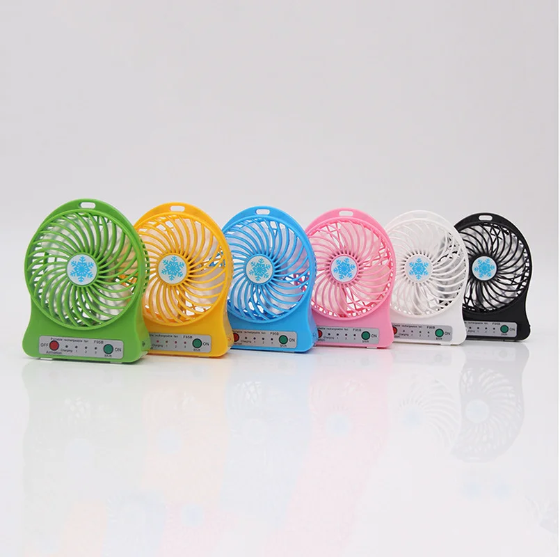

Portable LED Light Mini Fan Air Cooler Mini Desk USB Fan Third Wind USB Fan