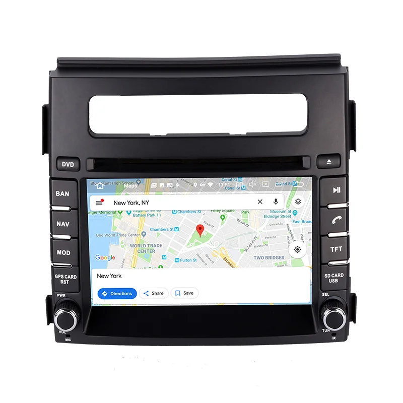Cheap Belsee 2 Din 4GB 9.0 Android Car Radio Stereo Touch Screen GPS DVD Multimedia Player Head Unit Autoradio for Kia Soul 2012 2013 3