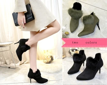 

8CM Size 25-28 Autumn Winter Women Add Thick Keep Warm Girl Cotton Shoes Snow Martin Boots