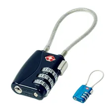TSA Reajustable de 3 Dígitos Combinación de Viaje Equipaje Maleta Lock Candado