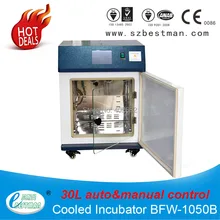 Warm cabinet blood and fluid thermometer 30L big capacity cooler and warm function 5 to 60 centigrade temperature control 1050B