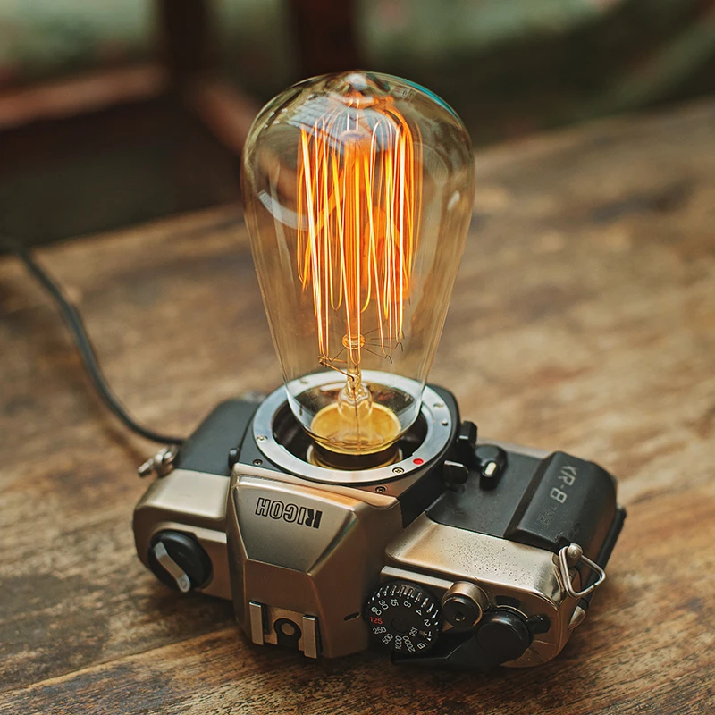 camera desk lamp