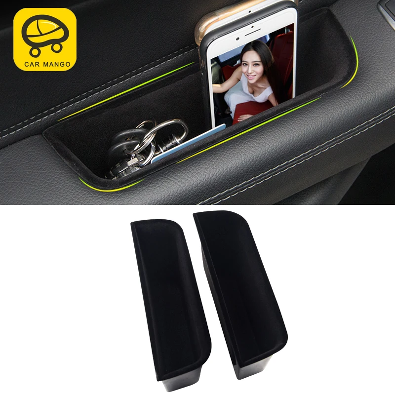 

CarManGo Auto Door Armrest Storage Box Accessories for Mercedes Benz GLS
