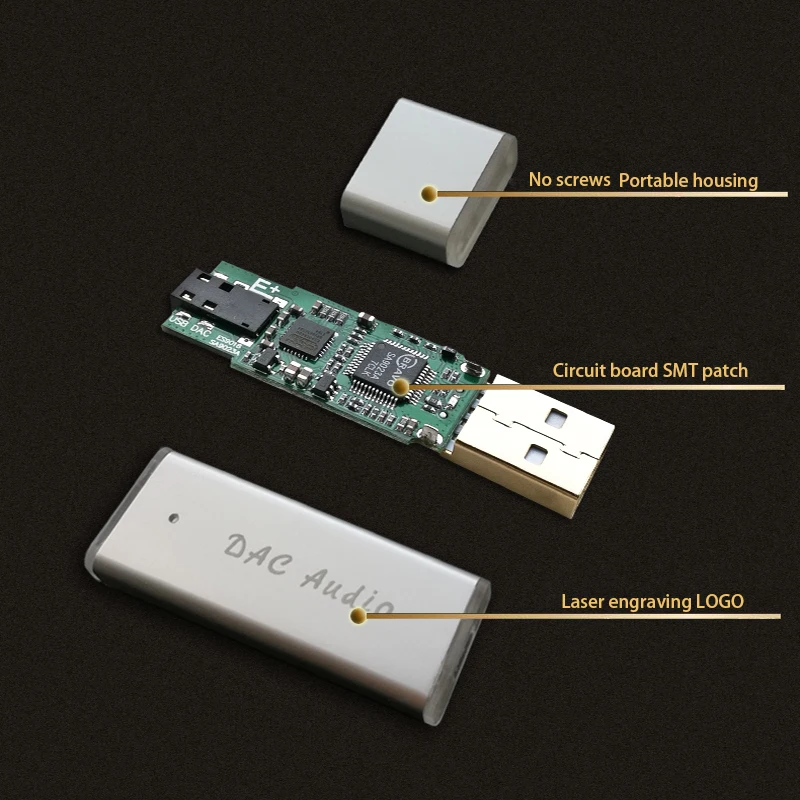 Оливковый SA9023A+ ES9018K2M USB портативный DAC HIFI Fever внешняя аудио карта декодер для усилителя AMP